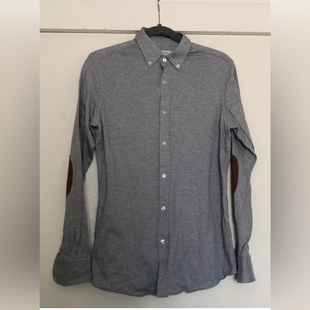 Massimo Dutti Elbow Patch Button Down Shirt LIST